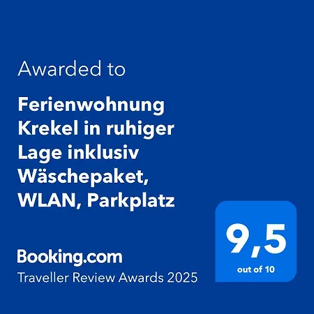 Lejlighed Krekel In Ruhiger Lage Inklusiv Waeschepaket, Wlan, Parkplatz