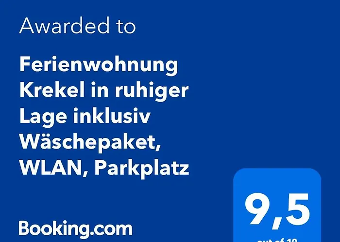 Daire Krekel In Ruhiger Lage Inklusiv Waeschepaket, Wlan, Parkplatz