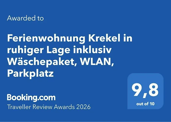 Krekel In Ruhiger Lage Inklusiv Waeschepaket, Wlan, Parkplatz